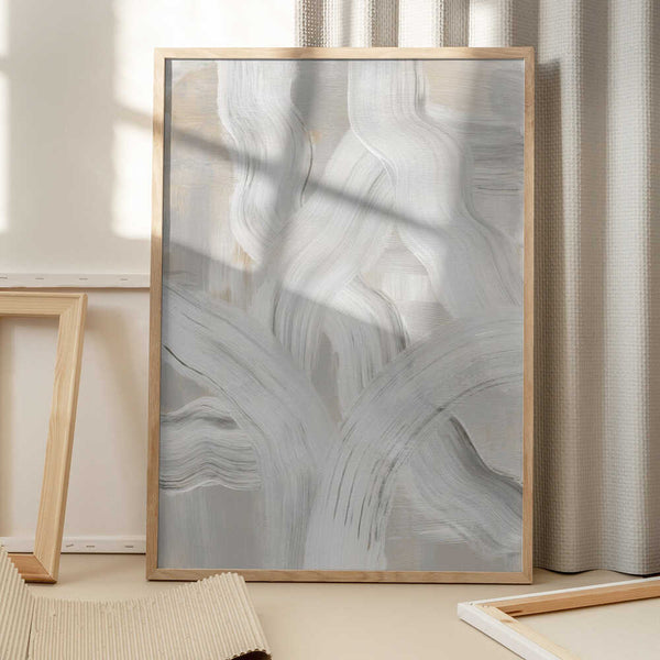 Tablou înramat „Abstract Brush Strokes 126” de Mareike Böhmer