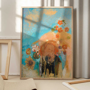 Tablou înramat „Evocation of Rousse” de Odilon Redon