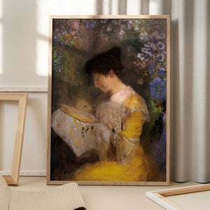 Tablou înramat „Madame Arthur Fontaine” de Odilon Redon