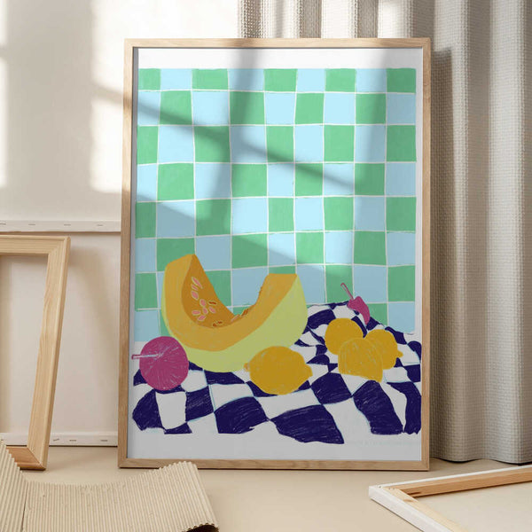 Tablou înramat „Pandc Neonstilllife Copy” de Jenny Liz Rome