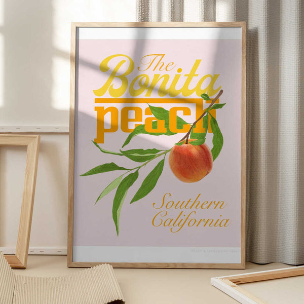 Tablou înramat „Pandcbonitapeach Copy” de Jenny Liz Rome