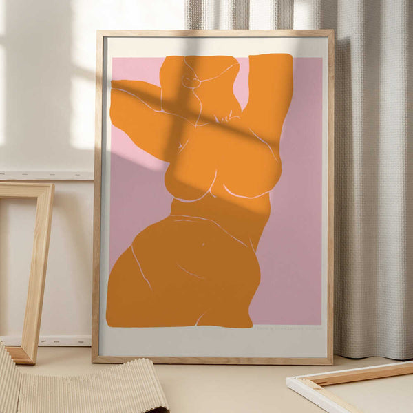 Tablou înramat „Pandc Figure2 Copy 2” de Jenny Liz Rome