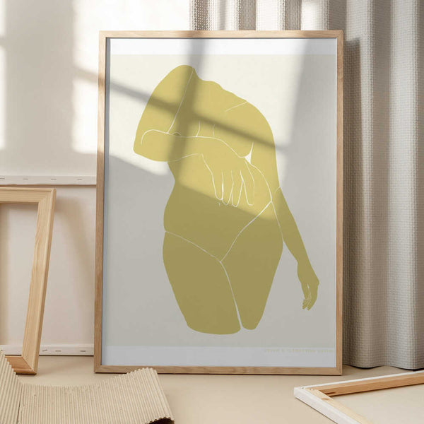 Tablou înramat „P&c Figure#6 Copy 2” de Jenny Liz Rome