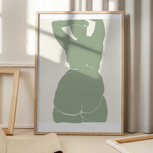 Tablou înramat „P&c Figure#4 Copy 2” de Jenny Liz Rome