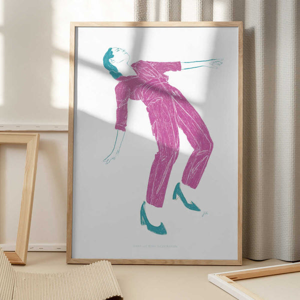 Tablou înramat „Jlr Dancing13 Copy” de Jenny Liz Rome