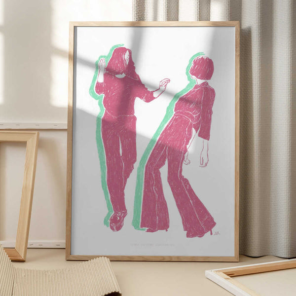 Tablou înramat „Jlr Dancing3 Copy” de Jenny Liz Rome