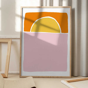 Tablou înramat „Pandc Sunset Copy” de Jenny Liz Rome