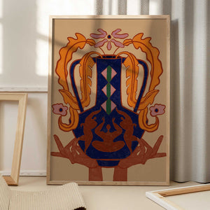 Tablou înramat „Vessel Collection : Blossom” de Arty Guava
