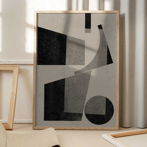 Tablou înramat „Geometric Harmony” de THE MIUUS STUDIO
