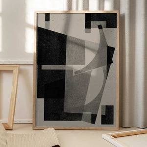 Tablou înramat „Geometric Shadows” de THE MIUUS STUDIO
