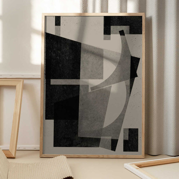 Tablou înramat „Geometric Shadows” de THE MIUUS STUDIO