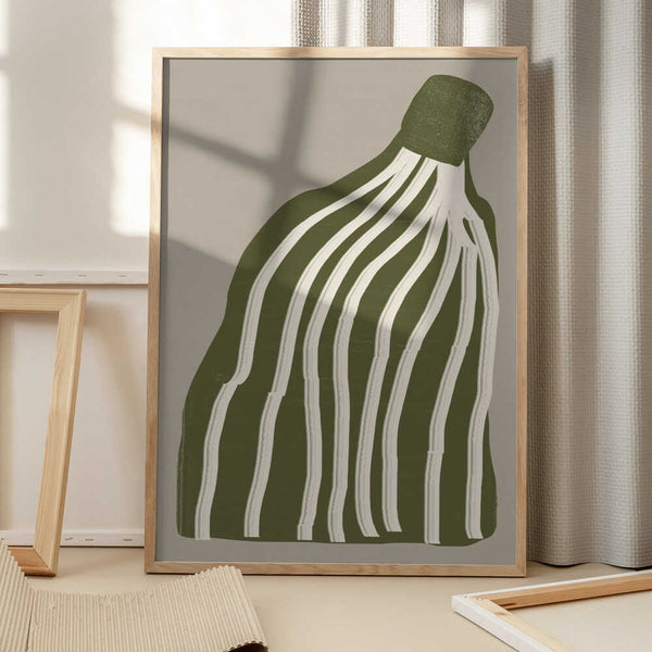 Tablou înramat „Modern Flower” de THE MIUUS STUDIO