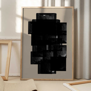 Tablou înramat „Shadowed Structure” de THE MIUUS STUDIO