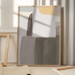 Tablou înramat „Muted Geometry” de Little Dean