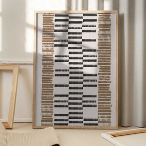 Tablou înramat „Striped Harmony” de THE MIUUS STUDIO