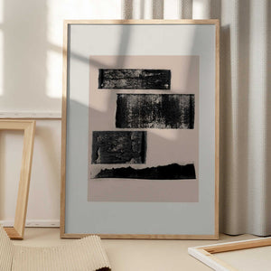 Tablou înramat „Textured Layers” de THE MIUUS STUDIO