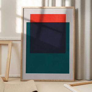 Tablou înramat „Colorful overlay 13” de Vitor Costa