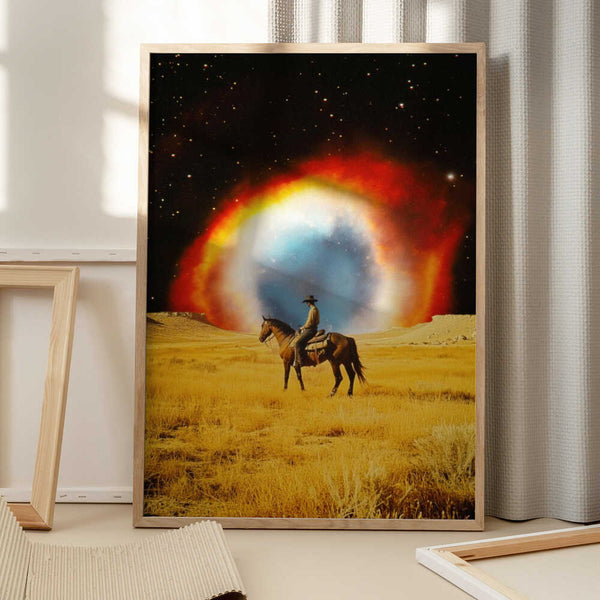 Tablou înramat „Nebula Cowboy” de Taudalpoi