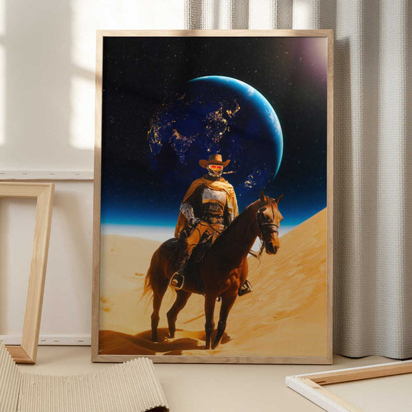 Tablou înramat „Space Cyborg” de Taudalpoi