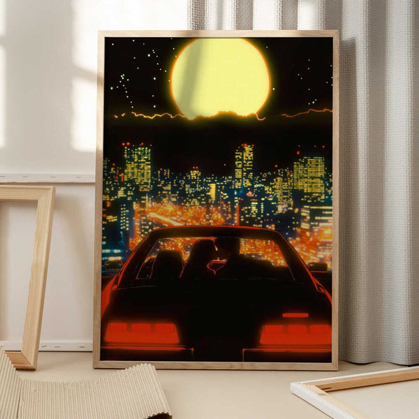 Tablou înramat „Love Over Japan” de Taudalpoi