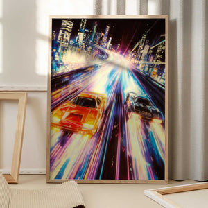 Tablou înramat „Street Racers” de Taudalpoi