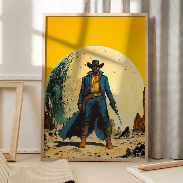 Tablou înramat „Yellow Justice” de Taudalpoi