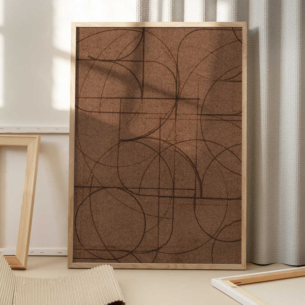 Tablou înramat „Curved 1” de Dan Hobday