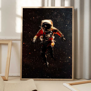 Tablou înramat „An Astronaut in Space” de Taudalpoi