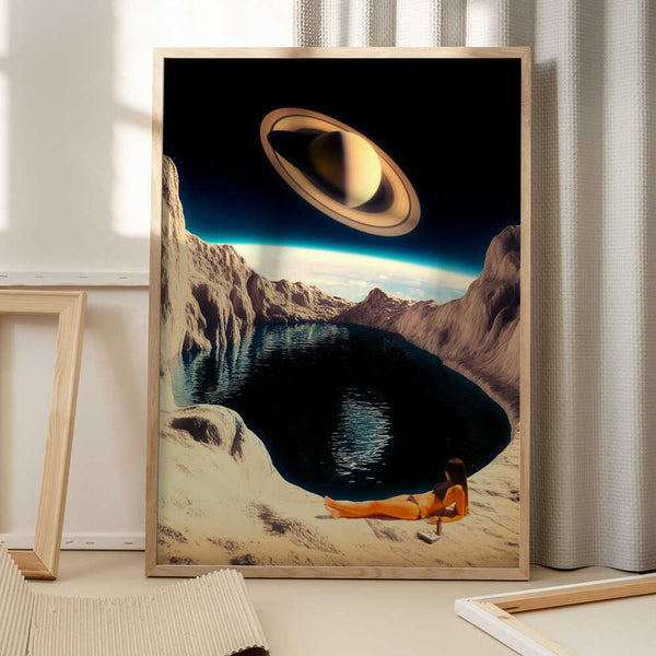 Tablou înramat „Moon Pool” de Taudalpoi