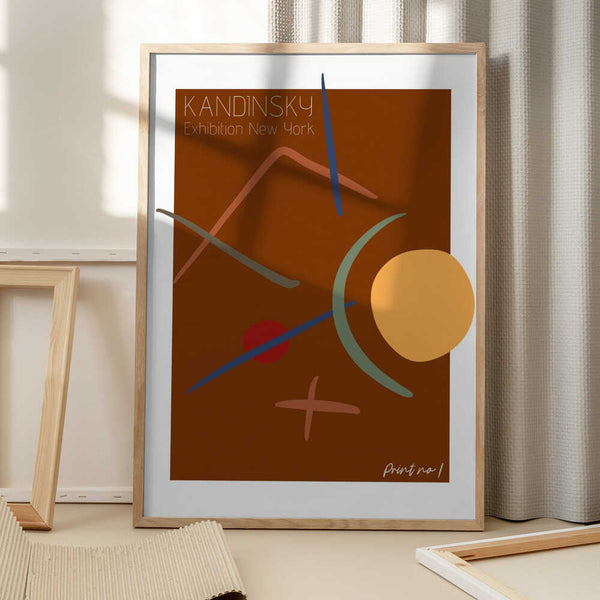 Tablou înramat „Geometric Harmony” de Treechild