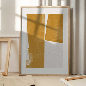 Tablou înramat „Golden Divide” de THE MIUUS STUDIO