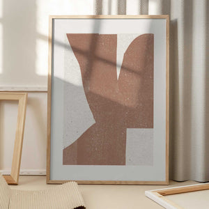 Tablou înramat „Earth Tones Harmony” de THE MIUUS STUDIO