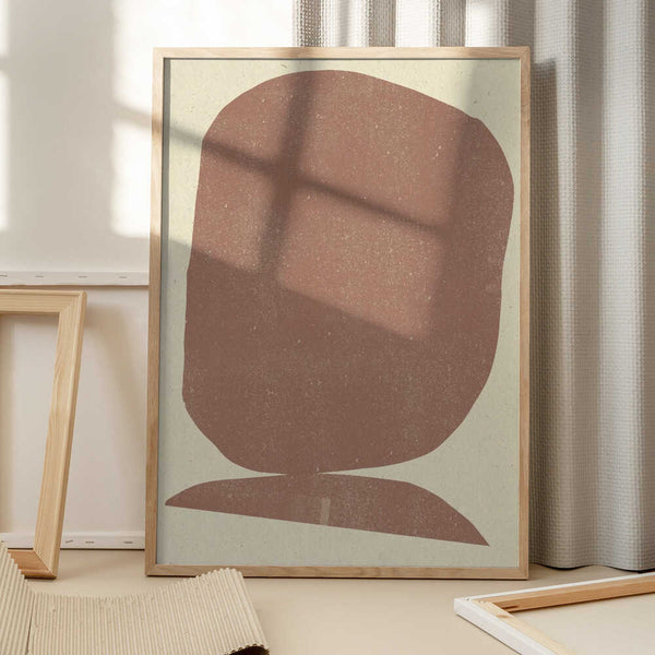 Tablou înramat „Earthy Stone” de THE MIUUS STUDIO