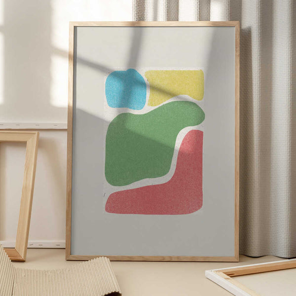 Tablou înramat „Colorful Forms” de THE MIUUS STUDIO
