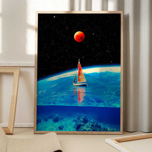 Tablou înramat „Sailboat 1” de Taudalpoi