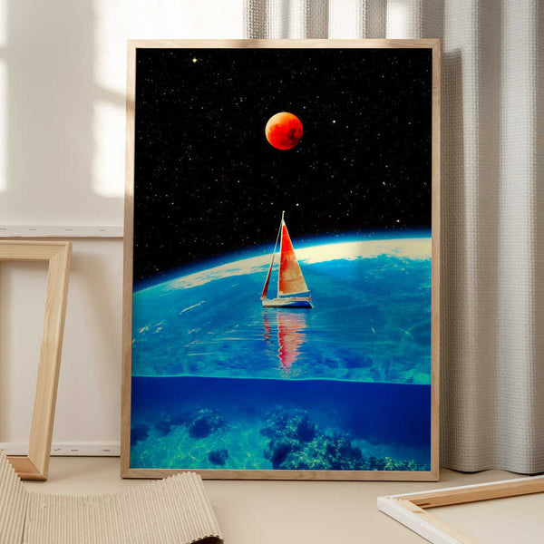 Tablou înramat „Sailboat 1” de Taudalpoi