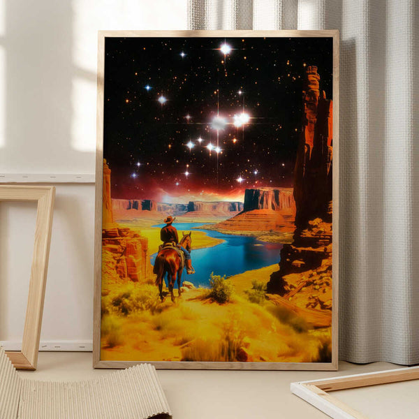 Tablou înramat „The Cosmic Frontier” de Taudalpoi