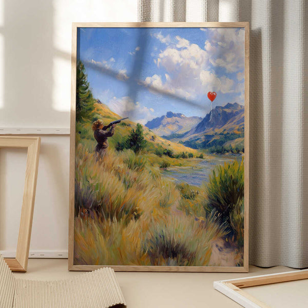 Tablou înramat „Shooting for love” de Dikhotomy