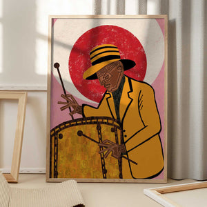 Tablou înramat „MUSICIAN GUY II” de Gulcihan Ozguc