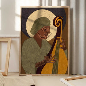 Tablou înramat „MUSICIAN GUY IX” de Gulcihan Ozguc