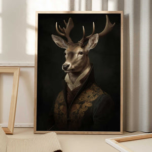 Tablou înramat „Stag Portrait” de Andreas Magnusson