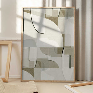 Tablou înramat „Neutral Curves 2” de cartissi