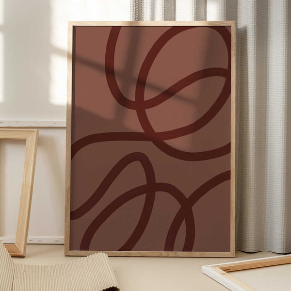 Tablou înramat „Loops in Motion” de Treechild