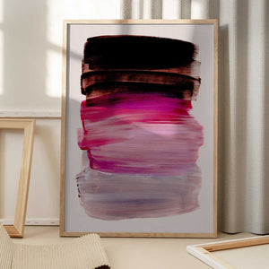 Tablou înramat „Abstract Brush Strokes 184” de Mareike Böhmer