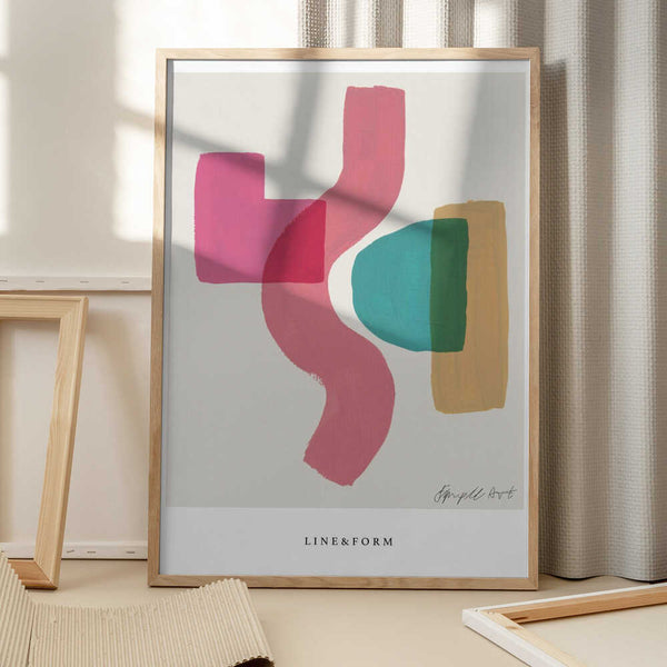 Tablou înramat „Shapes in Motion” de Treechild