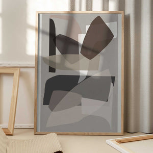 Tablou înramat „Neutral Shapes 3” de cartissi