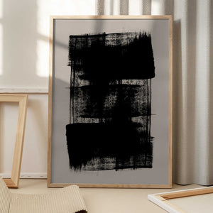 Tablou înramat „Abstract Brush Strokes 180Y” de Mareike Böhmer