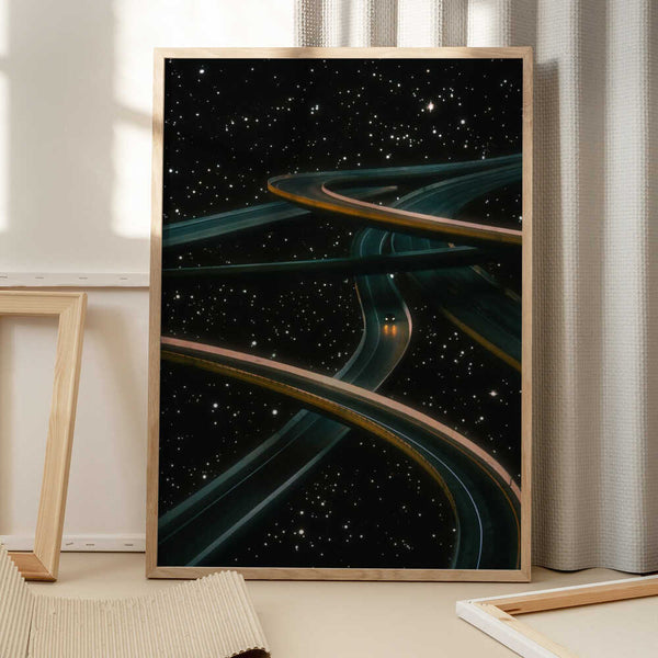 Tablou înramat „Driving Alone Thinking of You” de Taudalpoi