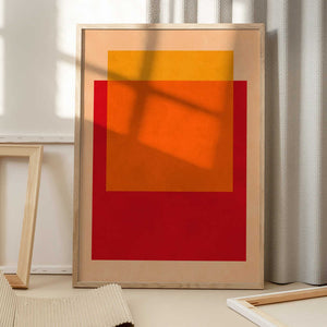 Tablou înramat „Contrasting colors 4” de Vitor Costa