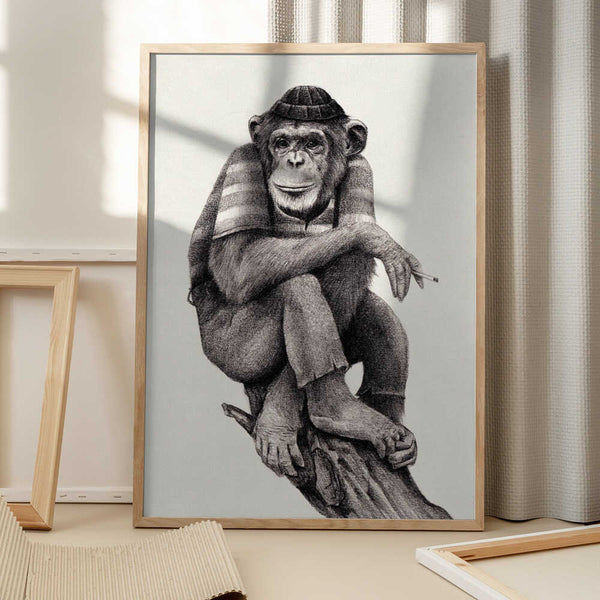 Tablou înramat „Smoke &amp;amp Chill” de Mike Koubou